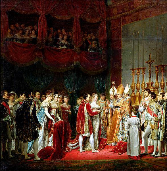 Georges Rouget Marriage of Napoleon I and Marie Louise. 2 April 1810. Norge oil painting art
